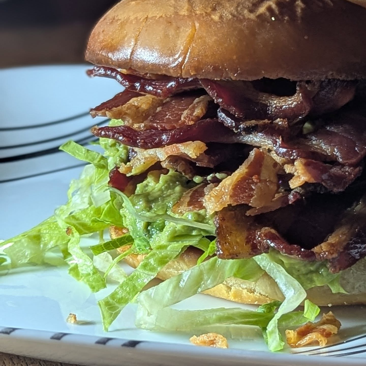 Long weekend adventures. Bacon. Avocado and lettuce sandwich. Sausage, bacon and @cabotcreamery cheddar omelette. Some Anza Borrega bloom. The pups. Chicken salad sandwich. A relaxing weekend at the cabin, good eats, lots of time with the dogs enjoying the desert and Julian, some puzzle time and watching some football on TV.